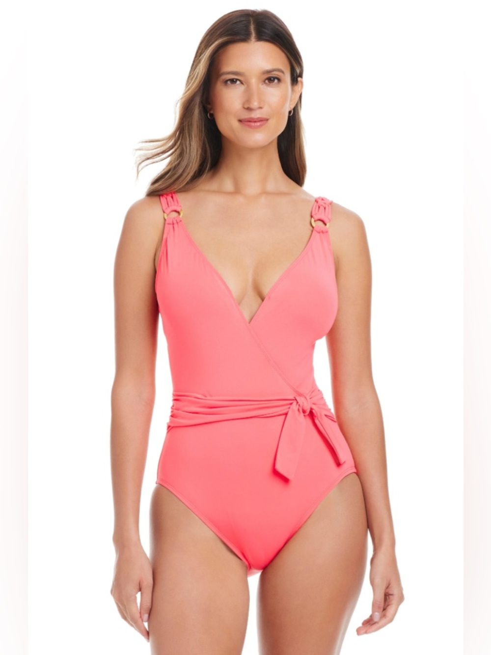 Bleu Rod Beattie La Cote D'Azur Surplice Premium One Piece Size 10 NWT